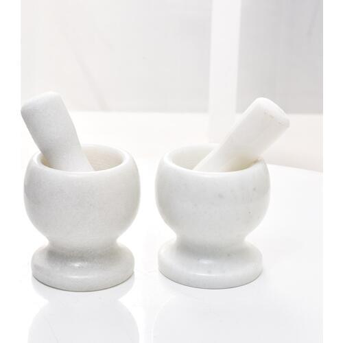 Mermaid Natural Stone Mortar With Pestle Set Salt Spice Pepper Grain Grinder Pharmacy Herb Mill Garlic Crusher Mincer 11*11cm