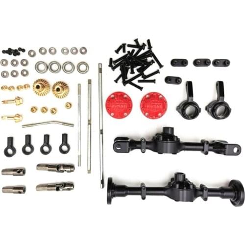 Metal RC Car Parts DIY Upgrade Assemble Accessories Kit for WPL B14 B14K B24 B24K C14 C14K C24 C24K 1/16 RC Model Car Parts