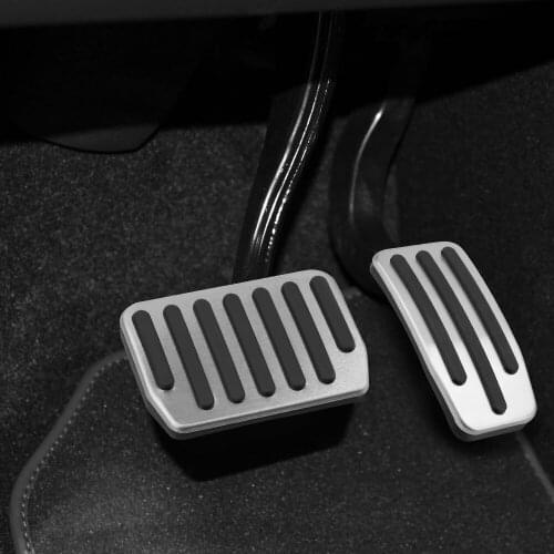 Rest Pedal Pads Cover Accelerator Gas Fuel Brake Pedal Aluminum alloy Foot Pedal For Tesla Model 3 Car Styling Car Accessories