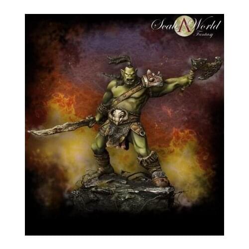 New Unassembled 1/24 Shargh Orc soldier Fury 75mm Resin Kit DIY Toys Unpainted resin model