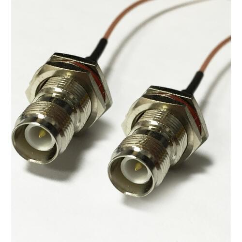 New RP-TNC Female Jack nut Switch RP-TNC Female Jack nut pigtail cable RG178 Wholesale 15CM 6" Adapter