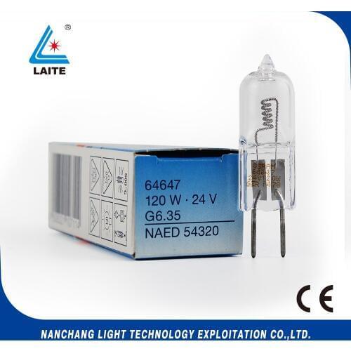 Original 64647 24V120W GER halogen lamp NAED 54320 G6.35 JC 24V 120W bulb Martin ML500/501 O.T. light bulbs free shipping-10pcs