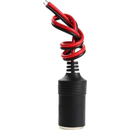 Portable Universal DC 12V Female Car Cigar Cigarette Lighter Socket Plug Connector Plug Cable About 40CM Cigarette Lighter