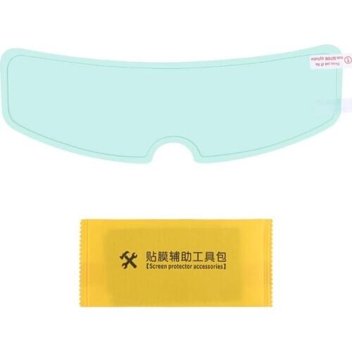 Clear Anti-Fog Patch Film Universal Motorcycle Helmet Fog Resistant Screen Lens R9CC