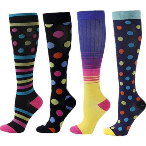 Dropship Compression Stockings Stretch Pressure Nylon Varicose Vein Stockings Anti Fatigue Knee Stockings Thigh-High For Nurese