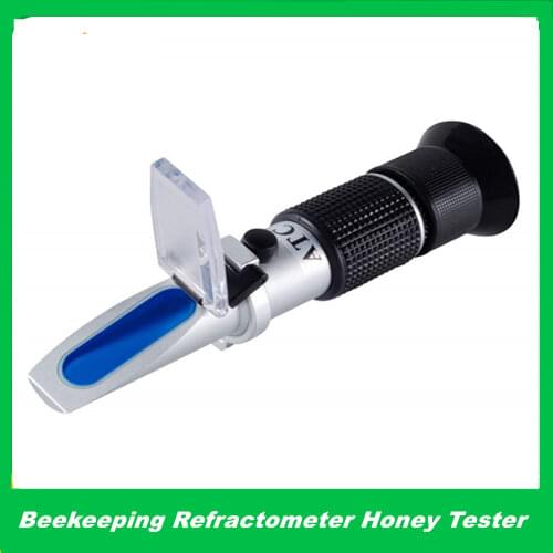1 pcs Economical Refractometer Honey Beekeeper Water Sugar Content Brix 58-92% Water 10-33% Handheld Tool ds99