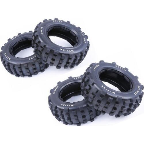 Heightening and thickening nails Strong grip and strong wear resistance off-road tires for HPI KM ROVAN BAJA 5T 5SC LOSI 5IVE-T