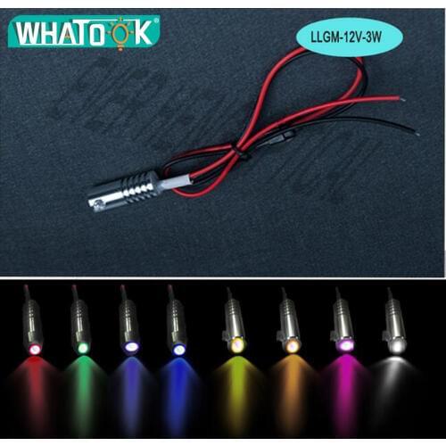 3, 4, 5, 6, 8, 10mm mini 3W 12v car led light source engine for car interior fiber optic lighting cinema steps decoration