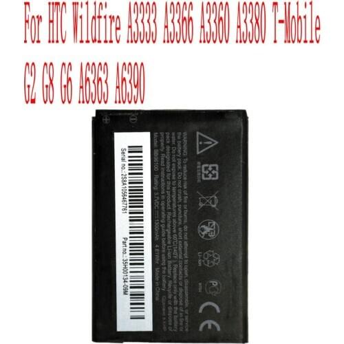 High Quality 1300mAh BB96100 Battery For HTC Wildfire A3333 A3366 A3360 A3380 T-Mobile G2 G8 G6 A6363 A6390 Cell Phone