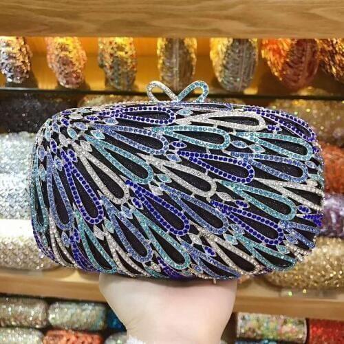 XIYUAN Women colorful Evening Bags Metal Chain Shoulder Handbags Mixed Color Small Party Wedding Day Clutches Purse red gold