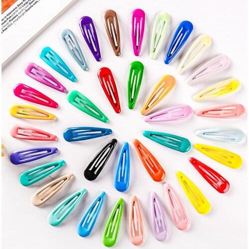 10PCS Cute Children Hairpins Cartoon BB Clip Accessories Handmade Fashion Candy Color Girls Hair Accessories Kids Headwear