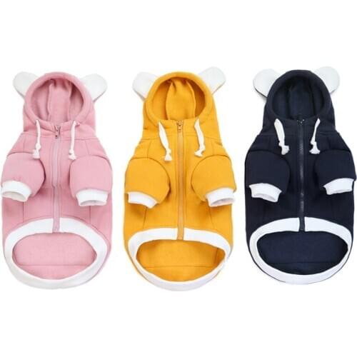 Winter Chihuahua Coat French Bulldog Small Dog Clothes Pug Puppy Dog Hoodie Pet Clothes Ropa Perro Dogs Pets Clothing New