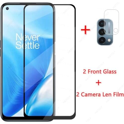 2PCS For OnePlus Nord N200 5G Glass for Nord N200 5G Tempered Glass 9 9R 8T Nord CE N10 5G N100 Screen Protector Camera Len Film