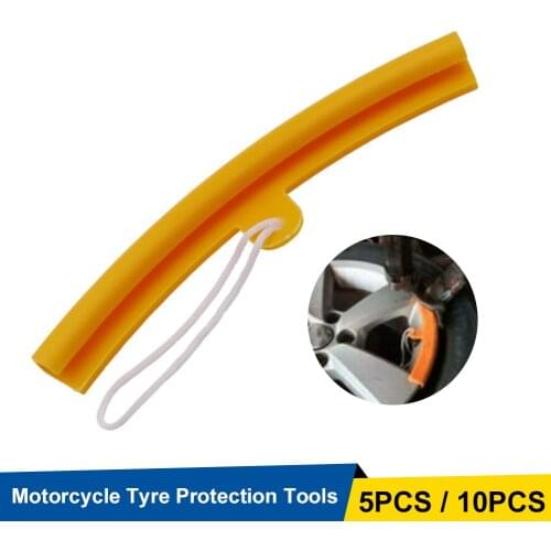 5Pcs/10Pcs Motorcycle Car Tyre Wheel Rim Edge Protectors Polyurethane Tire Protective Cover Changing Remove Disassembly Tool
