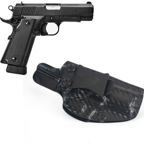 Carbon Fiber Internal Kydex Concealment Holster For Imbel Md1 Gc .380 Bifilar IWB Inside the Waistband Concealed Carry Case