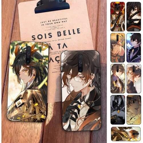 Zhongli genshin impact Phone Case for Redmi 5 6 7 8 9 A 5plus K20 4X S2 GO 6 K30 pro