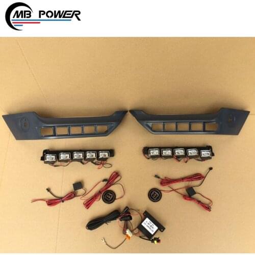 G CLASS W463 front bumper LED running lights for G wagon G350 G500 G63 G65 front bumper led lip