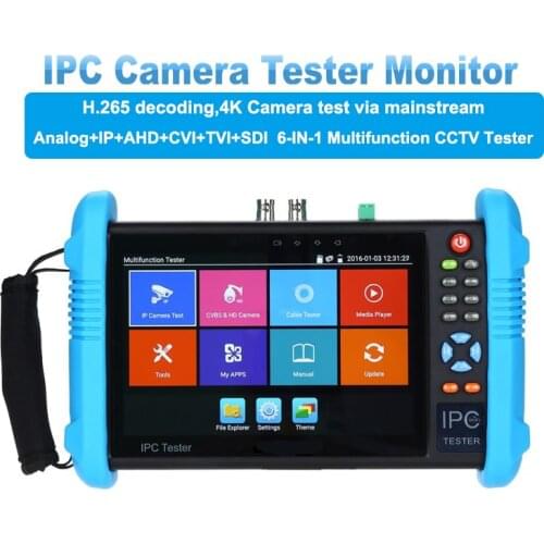 7inch 1920*1200 IP Camera Tester 4K 1080P IPC CCTV Monitor Video Audio POE Test Touch Screen HDMl Discovery 8GB 9800PLUS monitor