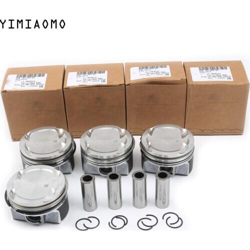 1.4T Pistons & Rings Set Pin 19MM For Audi A4 A5 Q3 Q2 S4 S5 VW Scirocco Tiguan Jetta Skoda Superb Yeti Seat Leon 04E 107 065 BL