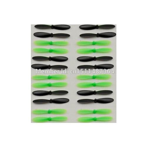24pcs Hubsan H107C X4 H107 H107L/C/D Propeller Rotor Set RC Quadcopter Parts B/G