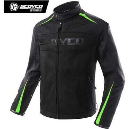SCOYCO Motorcycle riding jacket Waterproof Lining Summer kinght clothing Motorcross off road racing jacket