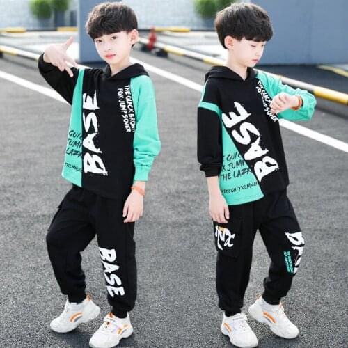 Soft Spring Autumn Girls Clothing Suits Coat +Pants 2pcs/Set Pullover Kids Teenager Outwear Sport Beach School High Quality