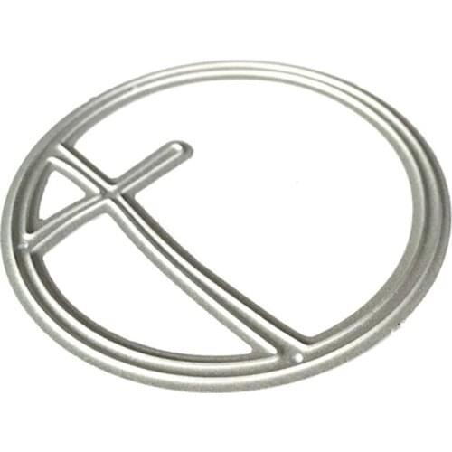 2021 New Round Cross Metal Cutting Dies Stencil Scrapbooking DIY Album Stamp Paper Card Embossing Decor Craft