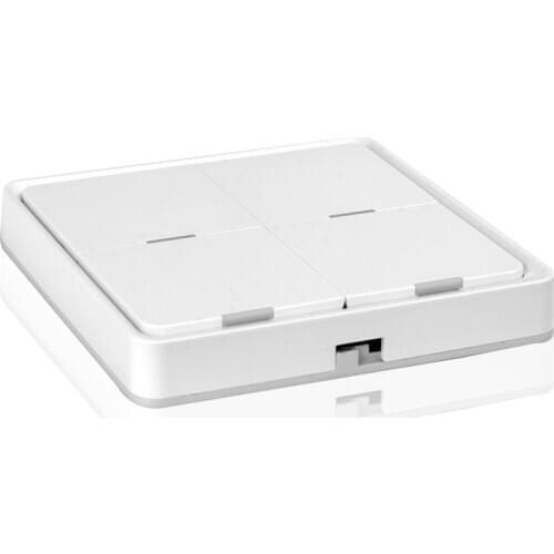 With Zigbee Gateway APP Control Smart Home No Wire Smart Tuya 4-Way Panel Scene Button Switch Used