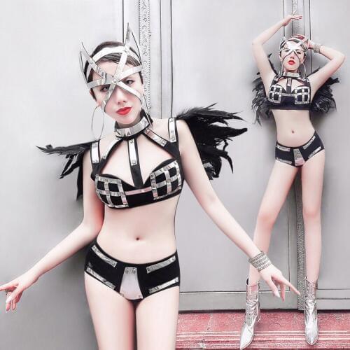 Sexy nightclub dance Rock stage performance gogo costume halloween party costumes bar supply