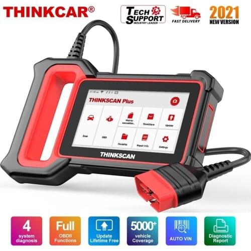Thinkcar Thinkscan Plus S5 Car Tools Engine Check ABS Airbag Transmission OBD2 Diagnostic Scanner Car Diagnostic Tools