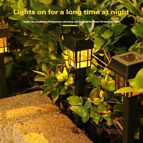 Solar Landscape Light Outdoor Unique Waterproof Courtyard Lawn Lamp For Garden Patio Decoration J2Y