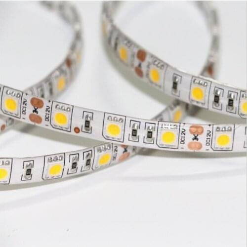 Waterproof LED Strip 5050 DC12V Flexible LED Light IP65 Waterproof 60LED/m RGB Warm white white red green blue LED Strip