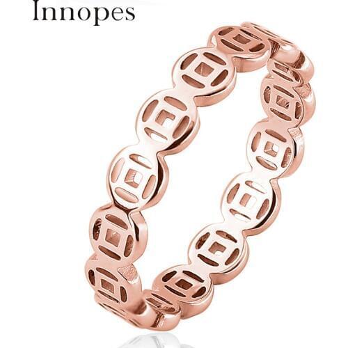 Bohemian Ring With Chain Hollow out Septum Unisex Butterfly Ring For Women Self Defense Ring Woman Accesories Dropshipping Store