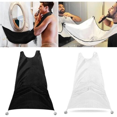 1Pcs Male Beard Apron Men Haircut Apron Waterproof Floral Cloth Household Cleaning Protecter Bathroom Accessories
