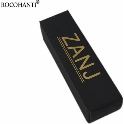 100X Custom LOGO Print Recyclable Kraft Paper Lipstick Lipgloss Use Packaging Gift Box Black Color Lovely for Cosmetic Jewelry