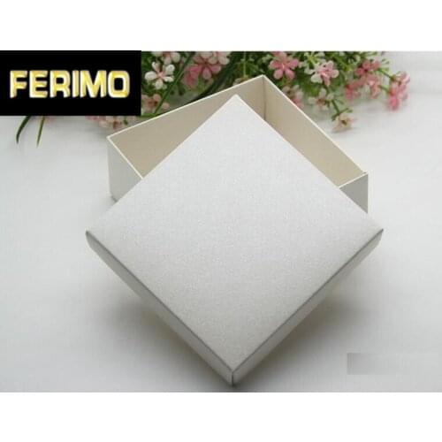 50pcs/lot Small square cover paper box,blue cardboard handmade soap box,white craft paper gift box,paper packaging jewelry box