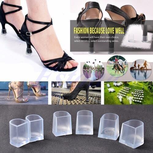 Aohaolee 15 Pairs/Lot Heel Stoppers High Heeler No Sinking Shoe Cap Heel Protectors For Bridal Wedding Party And Outdoor Events