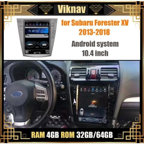 Android auto radio DVD player for Subaru Forester XV 2013 2014 2015 2016 2017 2018 car multimedia player GPS navigation