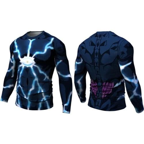 Harajuku Cosplay Anime character Brand 3D Print Cartoon Anime T shirt One Punch Man Tight Long/Short Sleeve T-shirt Clothing