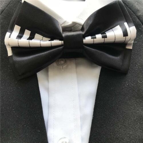 10 Pcs/Lot Wholesale Adult Men Fashion Music Notation Bowties Musical Notes Piano Butterflies Bow Ties