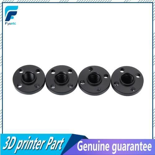 2pcs 3D Printer Z Axis Trapezoid Motor Screw Nuts T8 Nut Trapezoidal Screw Nut POM Nut Lead 1mm 2mm 4mm 8mm for Lead Screw