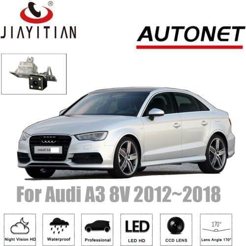 JIAYITIAN Rear View Camera For Audi A3 8V sedan 2012~2018 CCD Night Vision Backup camera license plate camera Reverse camera