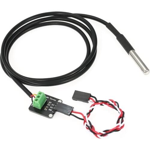 DS18B20 Temperature Sensor Module Stainless Steel Temperature Probe Waterproof Temperature Sensor Module Kit For Arduino
