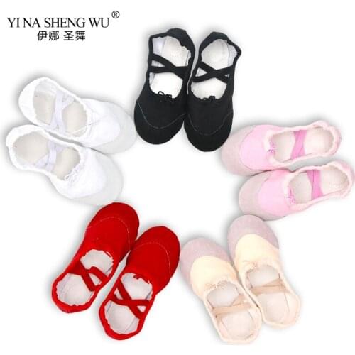 Girls Kids Dance Shoes Slippers High Quality Ballerina Practice Shoes Ballet Dance Performance Shoes For Adult Children 5 Colors