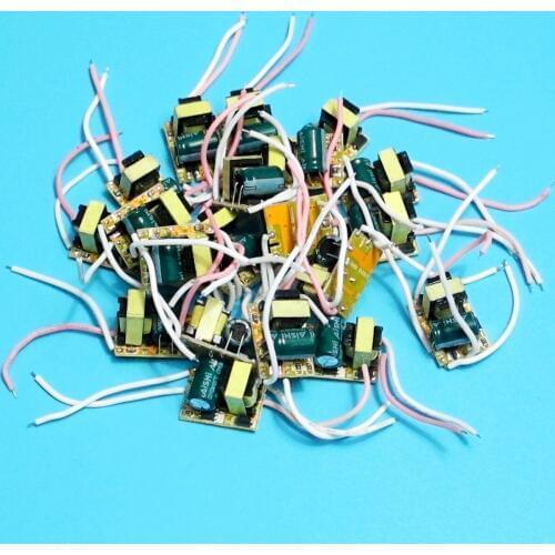 Wholesale 500pcs 260mA 300mA 3x1W Constant Current Led Driver 1W 2W 3W Isolated Power Supply AC 85V-265V 110V 220V DC 3V - 11V