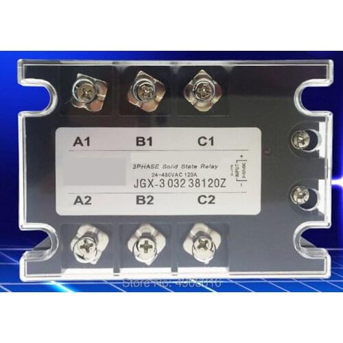 Original Three Phase Solid State Relays JGX-3 120A DC Control AC SSR-120DA MGR-3 DJ Equipment Accesories