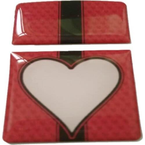 Pearlescent Stickers Color Printing Plastic Drop Customized Special-Shaped Refrigerator 3D Crystal Stickers Soft Glue Stickers