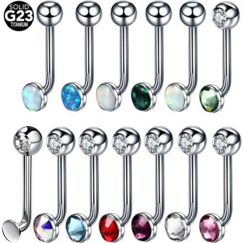 1PC G23 Titanium Pussy Piercings Vagina Piercings Christina Vertical Hood Piercings Lip Rings Genital VCH Body Jewelry Piercings