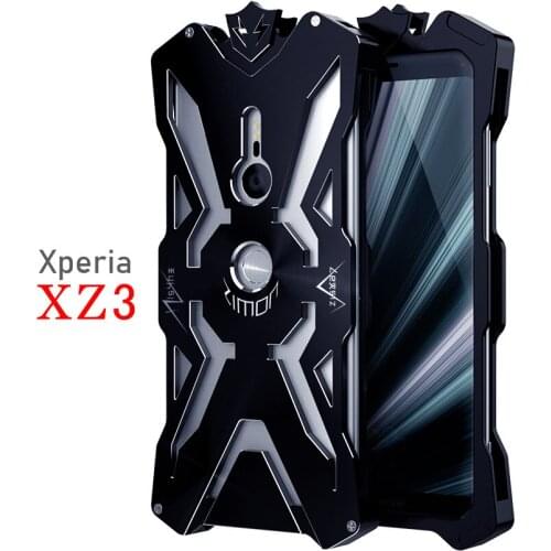 For Xperia XZ3 Case Zimon Shockproof Aluminum Metal Case Cover for Sony Xperia XZ3 XZ 3 H8616 Cases