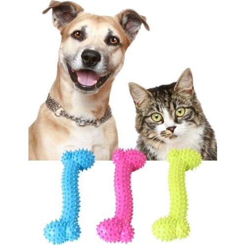 Rubber Dog Toy Rubber Molar Tooth of The Pets Toys Dog Bite Resistant Molars Training Pet Others plaything rattling Toy Dropship